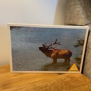 Piatnik Austria Puzzle Elk Canada Puzzle 1000 pieces No. 5413 – NEW